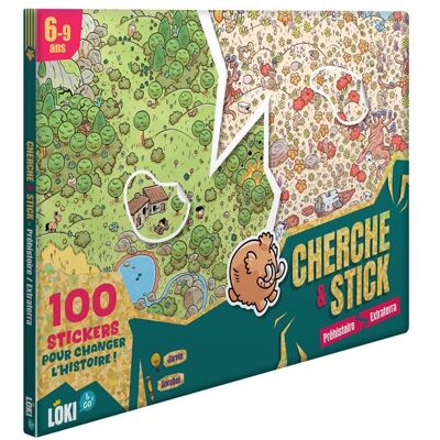 Loki Partyspel Cherche & Stick Préhistoire & Extraterra Franstalige Versie Loki Partyspel Cherche & Stick Préhistoire & Extraterra Franstalige Versie