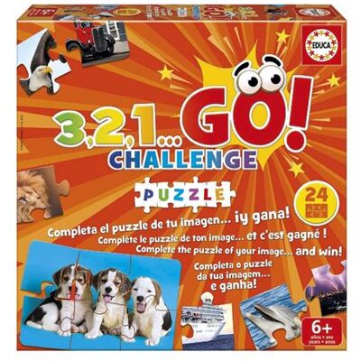 Educa 3,2,1 Go! Challenge Puzzel 144 Stukjes - Puzzel Educa 3,2,1 Go! Challenge Puzzel 144 Stukjes - Puzzel