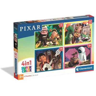 Clementoni Pixar 4-in-1 Puzzel 72 Stukjes - Puzzel Clementoni Pixar 4-in-1 Puzzel 72 Stukjes - Puzzel