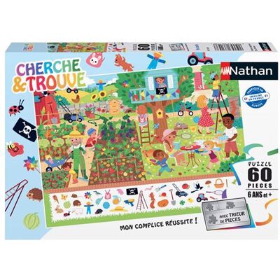 Ntha 60-delige kinderpuzzel Nathan Au jardin Cherche et trouve Ntha 60-delige kinderpuzzel Nathan Au jardin Cherche et trouve