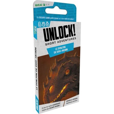 Asmodee Ontsnappingsspel Unlock Short Adventures Le Donjon de Doo-Arann Asmodee Ontsnappingsspel Unlock Short Adventures Le Donjon de Doo-Arann