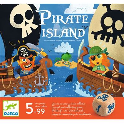 Djeco Gezelschapsspel Pirate Island Franstalige Versie - Gezelschapsspelen Djeco Gezelschapsspel Pirate Island Franstalige Versie - Gezelschapsspelen