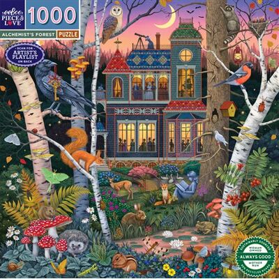 Eeboo Alchemist’s Forest Puzzel 1000 stukjes Eeboo Alchemist’s Forest Puzzel 1000 stukjes