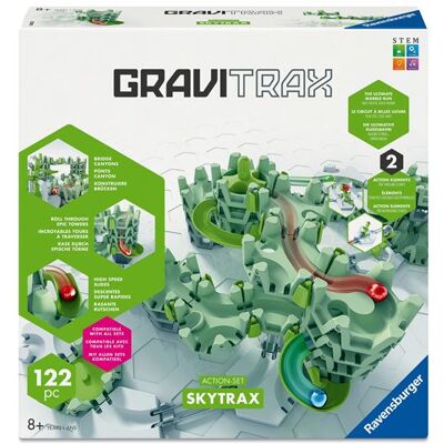 Baanbouwset Ravensburger Gravitrax Action-set Skytrax - Bouwspeelgoed Baanbouwset Ravensburger Gravitrax Action-set Skytrax - Bouwspeelgoed