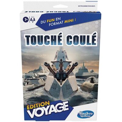 Hasbro Gaming Touché Coulé édition voyage Franstalige Versie Hasbro Gaming Touché Coulé édition voyage Franstalige Versie