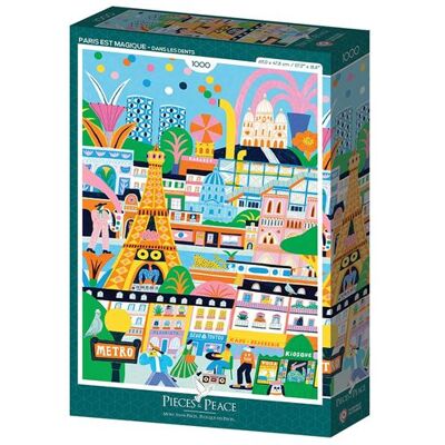 Alize Pieces & Peace Paris est magique Puzzel 1000 stukjes Alize Pieces & Peace Paris est magique Puzzel 1000 stukjes