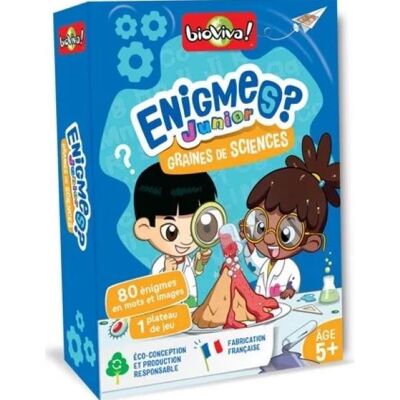 Natuurontdekkingsspel Bioviva Junior Enigmas Graines de sciences Natuurontdekkingsspel Bioviva Junior Enigmas Graines de sciences