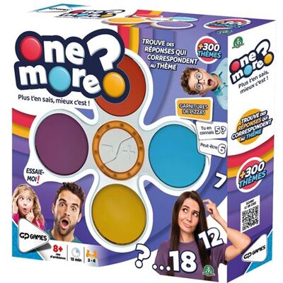 Giochi Preziosi Partyspel One More Plus t’en sais, mieux c’est ! Giochi Preziosi Partyspel One More Plus t’en sais, mieux c’est !