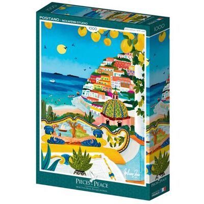Alize Pieces & Peace Positano Puzzel 1000 stukjes Alize Pieces & Peace Positano Puzzel 1000 stukjes
