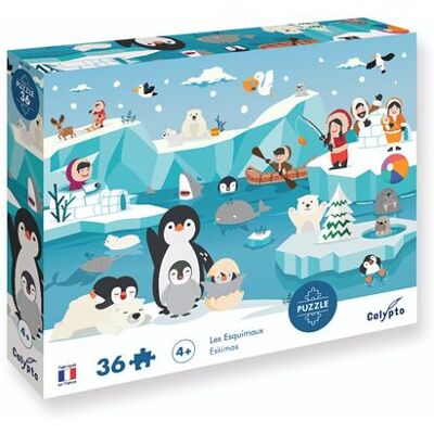 SentoSphère 36-delige Sentosphere Eskimo Puzzel - Puzzel SentoSphère 36-delige Sentosphere Eskimo Puzzel - Puzzel