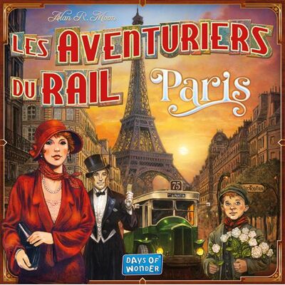 Asmodee Strategiespel Les Aventuriers du Rail Paris Asmodee Strategiespel Les Aventuriers du Rail Paris