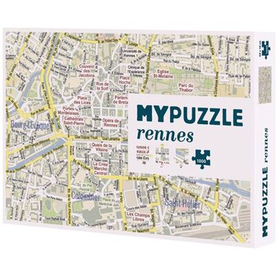 Helvetiq Rennes Puzzel 1000 Stuks - Puzzel Helvetiq Rennes Puzzel 1000 Stuks - Puzzel