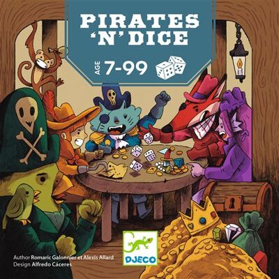 Djeco Gezelschapsspel Pirates 'n' Dice Djeco - Gezelschapsspelen Djeco Gezelschapsspel Pirates 'n' Dice Djeco - Gezelschapsspelen