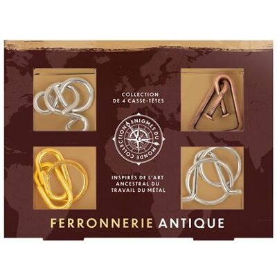 Professor Puzzle Set van 4 Proffesor metalen legpuzzels Professor Puzzle Set van 4 Proffesor metalen legpuzzels