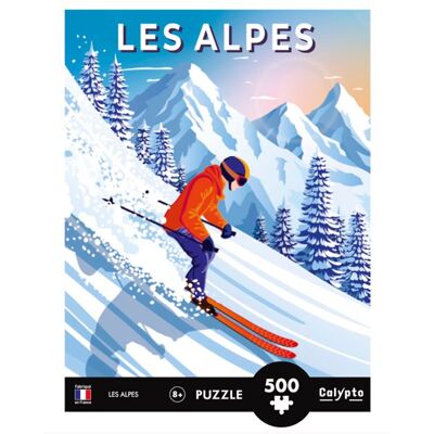 Sentosphère Puzzel Les Alpes 500 Stukjes - Puzzel Sentosphère Puzzel Les Alpes 500 Stukjes - Puzzel