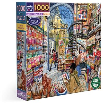Artist's Provisions Eeboo Puzzel 1000 stukjes Artist's Provisions Eeboo Puzzel 1000 stukjes