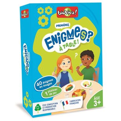 Bioviva Mijn eerste enigma's aan tafel kaartspel Bioviva Mijn eerste enigma's aan tafel kaartspel