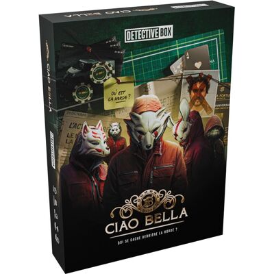 Asmodee Onderzoeksspel Detective Box : Short Stories Ciao Bella Franstalige versie Asmodee Onderzoeksspel Detective Box : Short Stories Ciao Bella Franstalige versie