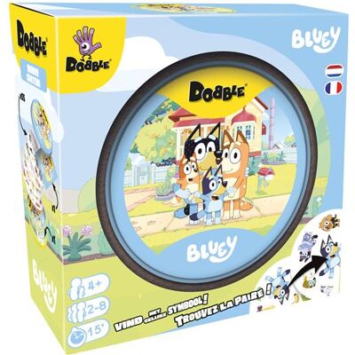 Asmodee Partyspel Dobble Bluey Eco Sleeve Franstalige Versie Asmodee Partyspel Dobble Bluey Eco Sleeve Franstalige Versie