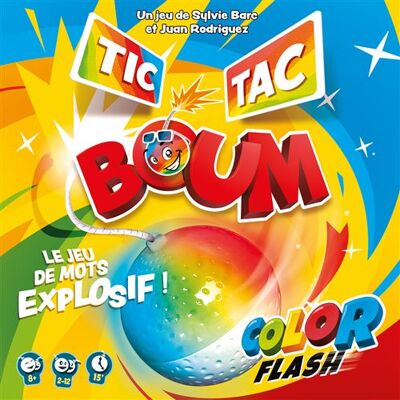 Asmodee Klassiek spel Tic Tac Boum Color Flash Asmodee Klassiek spel Tic Tac Boum Color Flash