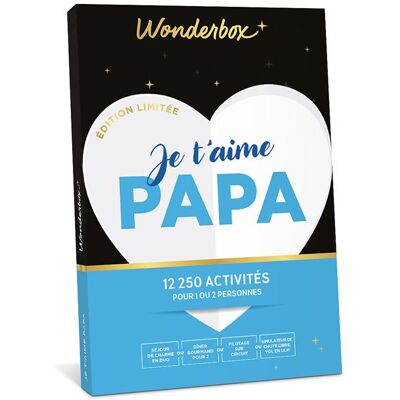 Cadeaubox Wonderbox I Love Papa - FR Cadeaubox Wonderbox I Love Papa - FR
