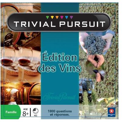 Bordspel Trivial Pursuit Editions Des Vins 1800 Vragen - Gezelschapsspelen Bordspel Trivial Pursuit Editions Des Vins 1800 Vragen - Gezelschapsspelen