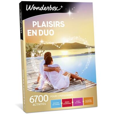 Cadeaubox Wonderbox Plaisirs En Duo - Fr - Cadeauboxen Cadeaubox Wonderbox Plaisirs En Duo - Fr - Cadeauboxen
