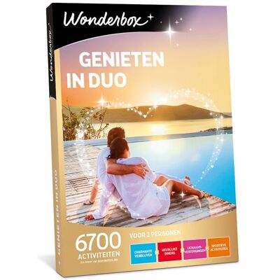 Cadeaubox Wonderbox Genieten In Duo - Nl - Cadeauboxen Cadeaubox Wonderbox Genieten In Duo - Nl - Cadeauboxen