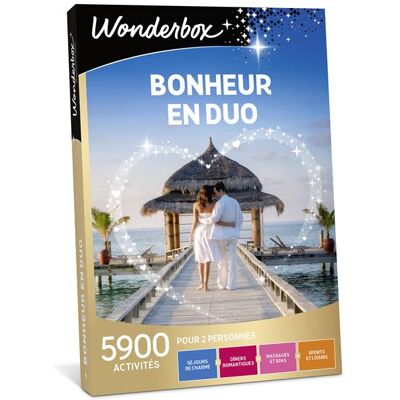 Cadeaubox Wonderbox Bonheur En Duo FR Cadeaubox Wonderbox Bonheur En Duo FR