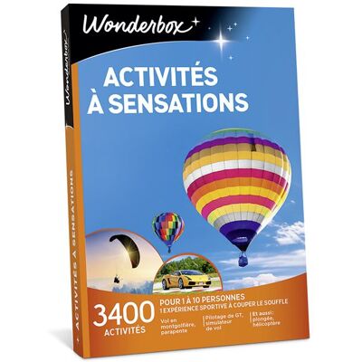 Cadeaubox Wonderbox Montgolfière Et Activités À Sensations - FR Cadeaubox Wonderbox Montgolfière Et Activités À Sensations - FR