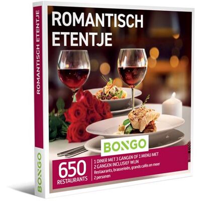 Cadeaubox Bongo Romantisch Etentje - NL Cadeaubox Bongo Romantisch Etentje - NL