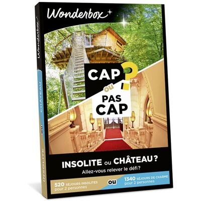 Cadeaubox Wonderbox Cap ou pas Cap - Insolite ou Château - FR Cadeaubox Wonderbox Cap ou pas Cap - Insolite ou Château - FR