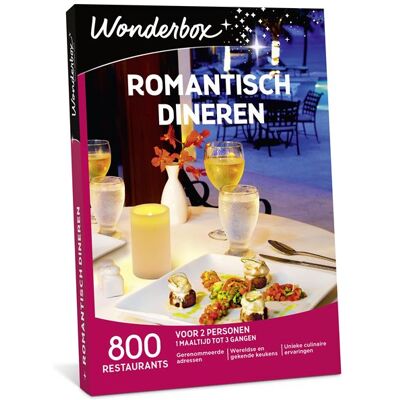 Cadeaubox Wonderbox Romantisch Dineren Nl - Cadeauboxen Cadeaubox Wonderbox Romantisch Dineren Nl - Cadeauboxen
