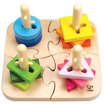 Hape creatieve vormpuzzel E0411 Hape creatieve vormpuzzel E0411