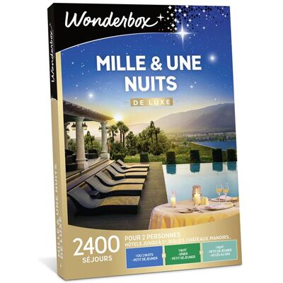 Cadeaubox Wonderbox Mille Et Une Nuits De Luxe FR Cadeaubox Wonderbox Mille Et Une Nuits De Luxe FR