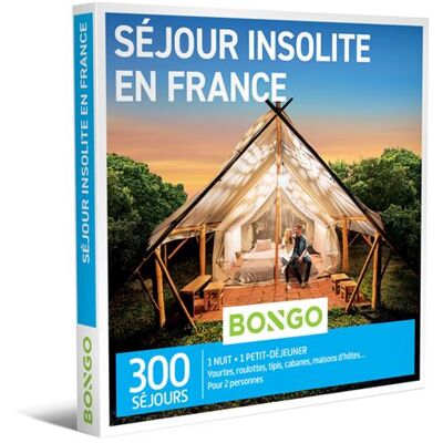 Cadeaubox Bongo Séjour insolite enance - FR Cadeaubox Bongo Séjour insolite enance - FR