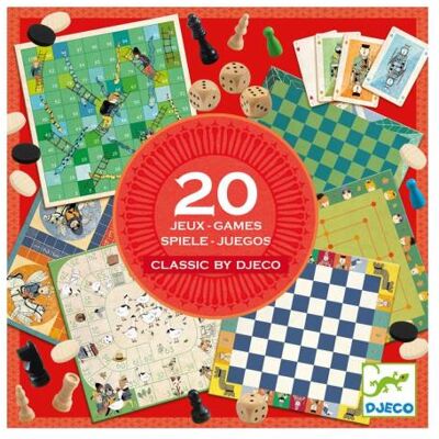 Djeco Classic Box - Gezelschapsspelen Djeco Classic Box - Gezelschapsspelen