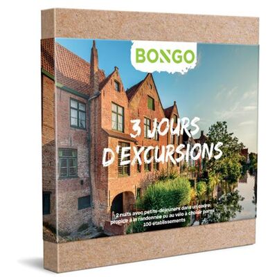 Cadeaubox Bongo 3 jours d'excursions - FR Cadeaubox Bongo 3 jours d'excursions - FR