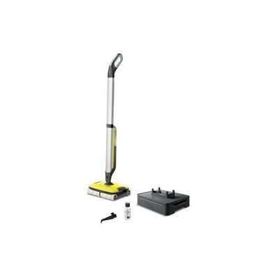 Karcher Snoerloze Vloerreiniger FC 7 Grijs en Geel Karcher Snoerloze Vloerreiniger FC 7 Grijs en Geel