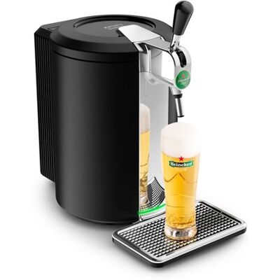 Krups Biermachine Beertender® Compact VB450E10 70 W Zwart en Zilver Krups Biermachine Beertender® Compact VB450E10 70 W Zwart en Zilver