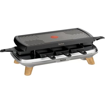 Tefal Gourmet & Raclette 3 in 1 1350W Grijs Tefal Gourmet & Raclette 3 in 1 1350W Grijs