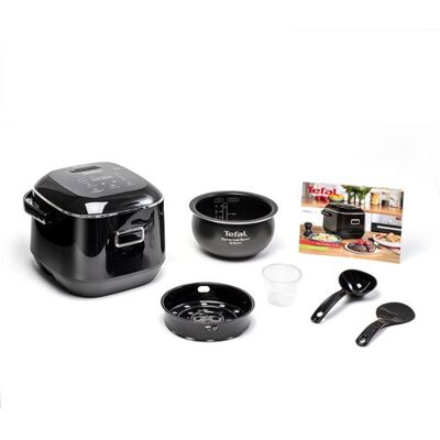 Tefal Rijstkoker Mini Fuzzy RK6012F1 350 W Zwart Tefal Rijstkoker Mini Fuzzy RK6012F1 350 W Zwart
