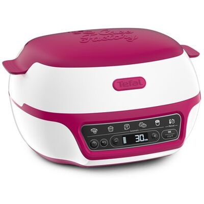 Tefal Taartbakmachine Cake Factory Delices CreaBake KD810112 1100 W Roze en Wit Tefal Taartbakmachine Cake Factory Delices CreaBake KD810112 1100 W Roze en Wit