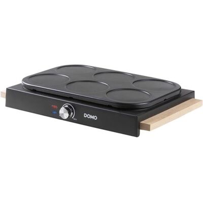 Domo Pannenkoekenpan DO8717PN Pancake Maker 1000 W Zwart Domo Pannenkoekenpan DO8717PN Pancake Maker 1000 W Zwart