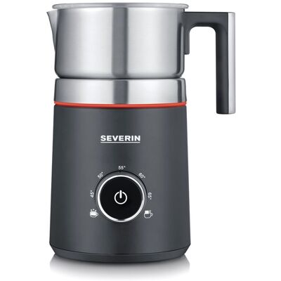 SEVERIN SM 3586 Spuma 700 - Melkopschuimer - 0.7 liter - 500 W - opgeruwd roestvrij staal/zwart SEVERIN SM 3586 Spuma 700 - Melkopschuimer - 0.7 liter - 500 W - opgeruwd roestvrij staal/zwart