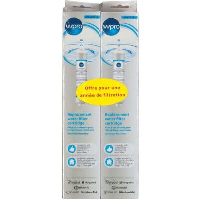 Wpro SMS200 - Waterfilter voor koelkast (pak van 2) Wpro SMS200 - Waterfilter voor koelkast (pak van 2)