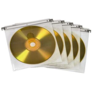 Hama CD/DVD Double Protective Sleeves - Beschermhoes voor CD/DVD-schijven - 2 schijven - fleece - wit (pak van 50) Hama CD/DVD Double Protective Sleeves - Beschermhoes voor CD/DVD-schijven - 2 schijven - fleece - wit (pak van 50)