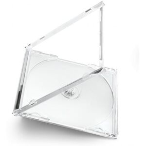 MediaRange - CD jewel case voor opslag -capaciteit: 1 CD/DVD - transparant (pak van 100) MediaRange - CD jewel case voor opslag -capaciteit: 1 CD/DVD - transparant (pak van 100)