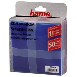 Hama - CD/DVD-hoes - blauw, rood, groen, oranje, violet (pak van 50) Hama - CD/DVD-hoes - blauw, rood, groen, oranje, violet (pak van 50)