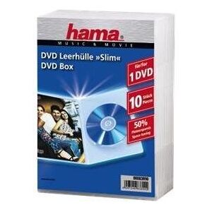 Hama - Smalle jewel case voor opslagmedia CD/DVD -capaciteit: 1 CD - transparant (pak van 10) Hama - Smalle jewel case voor opslagmedia CD/DVD -capaciteit: 1 CD - transparant (pak van 10)